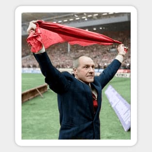 Bill Shankly in colour Sticker